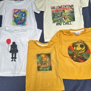Halloween Shirt BundleMade by Sublimation Penny Wise Jack Size 2